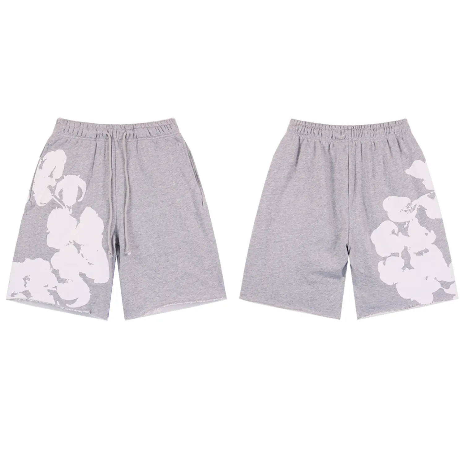 Style number: 8671 Fabric: 360g terry P124 Product DENIM TEARS main line Kapok sweatshirt The Cotton Wreath Sweatsuit American shorts Color: Black Gray Purple Size: S M L XL